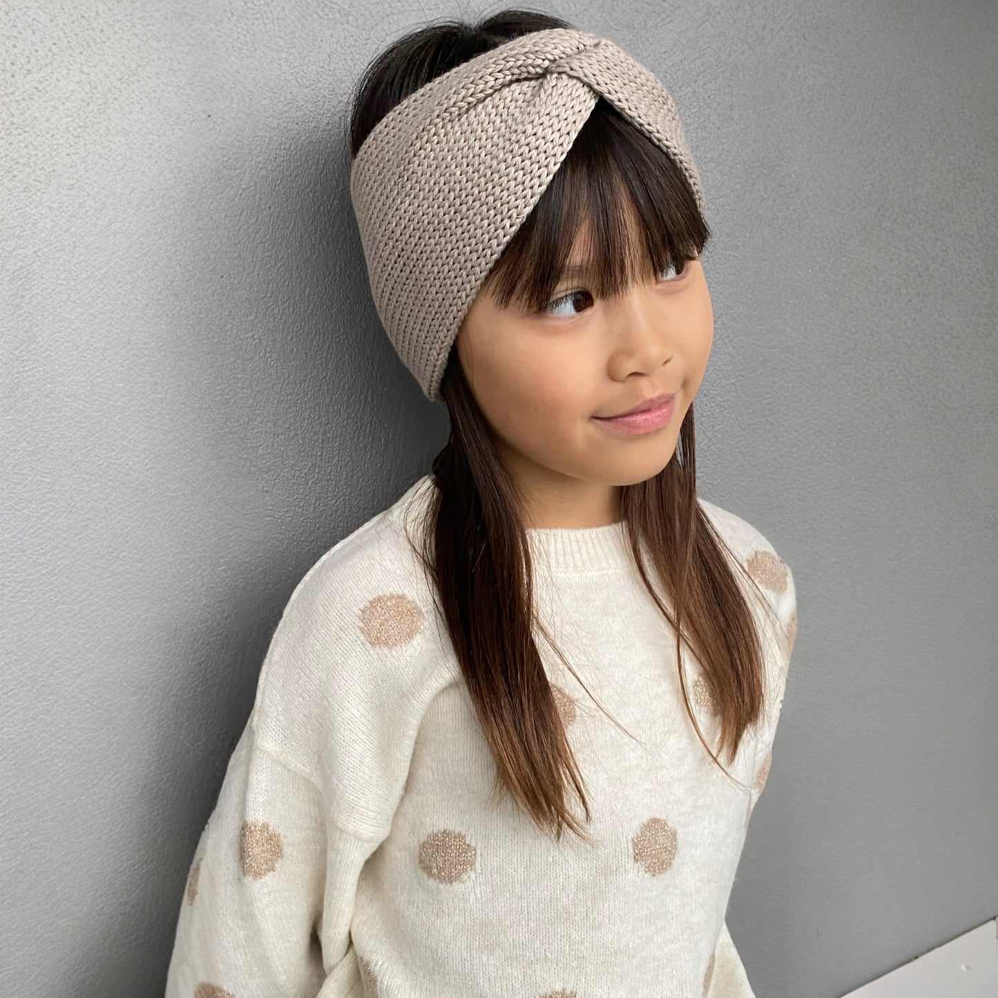 Ronja eyrnaband beige