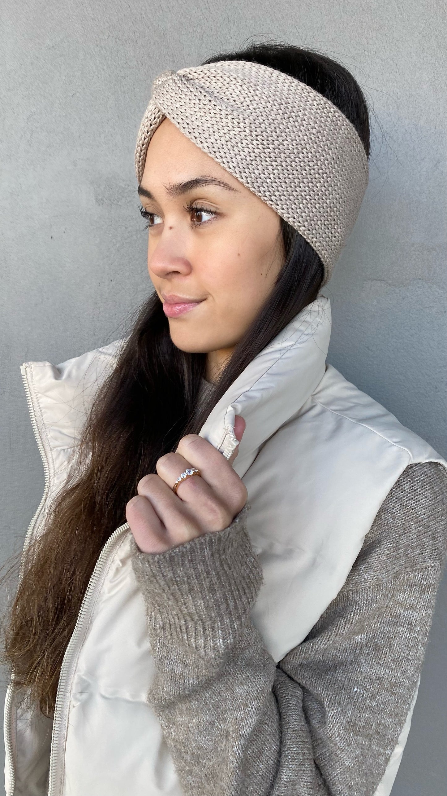 NóNa mom eyrnaband beige